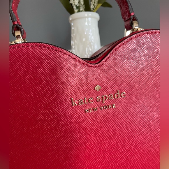 Kate Spade Red Heart-Shaped Bag - Picture 5 of 12